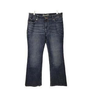 NWT Wrangler Denim Bootcut Jeans Women Size 13/14 34x30 Blue Flare